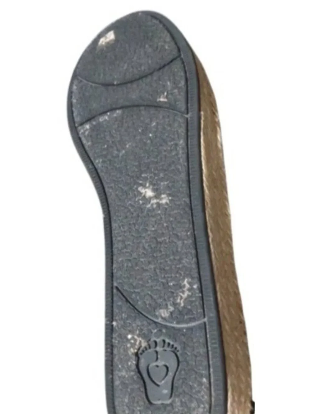 Bob's from Skechers Black Canvas Slip On Espadrilles Memory Foam arch pillows